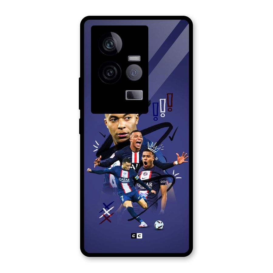Socccer Star Qatar Glass Back Case for Vivo iQOO 11 5G