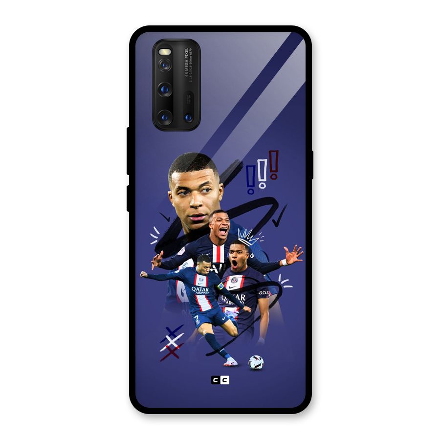 Socccer Star Qatar Glass Back Case for Vivo iQOO 3