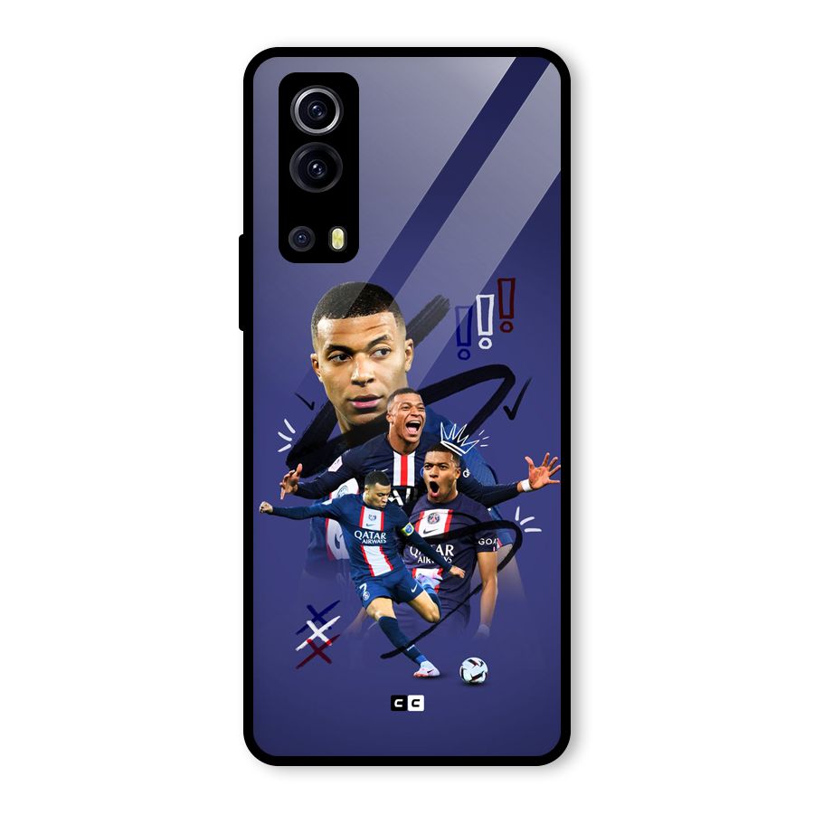 Socccer Star Qatar Glass Back Case for Vivo iQOO Z3