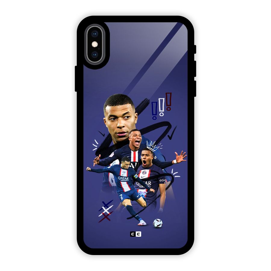 Socccer Star Qatar Glass Back Case for iPhone XS Max