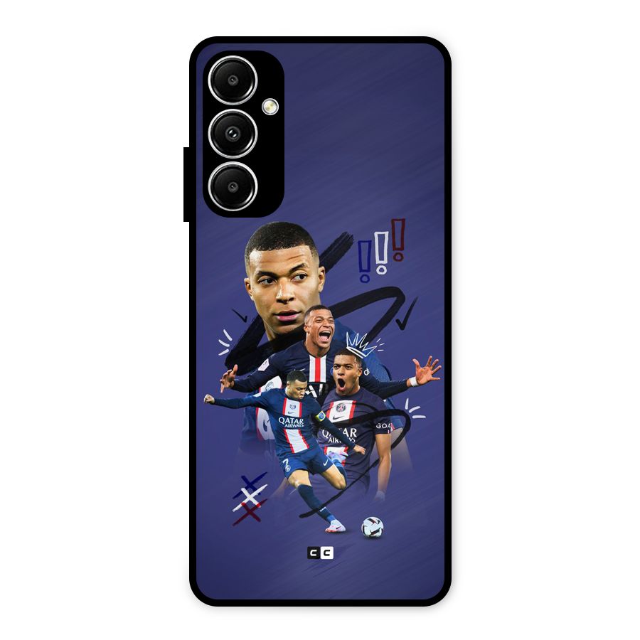 Socccer Star Qatar Metal Back Case for Galaxy A05s