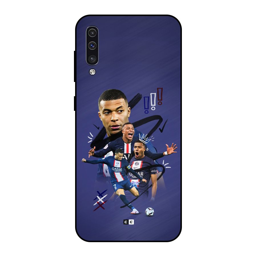 Socccer Star Qatar Metal Back Case for Galaxy A50