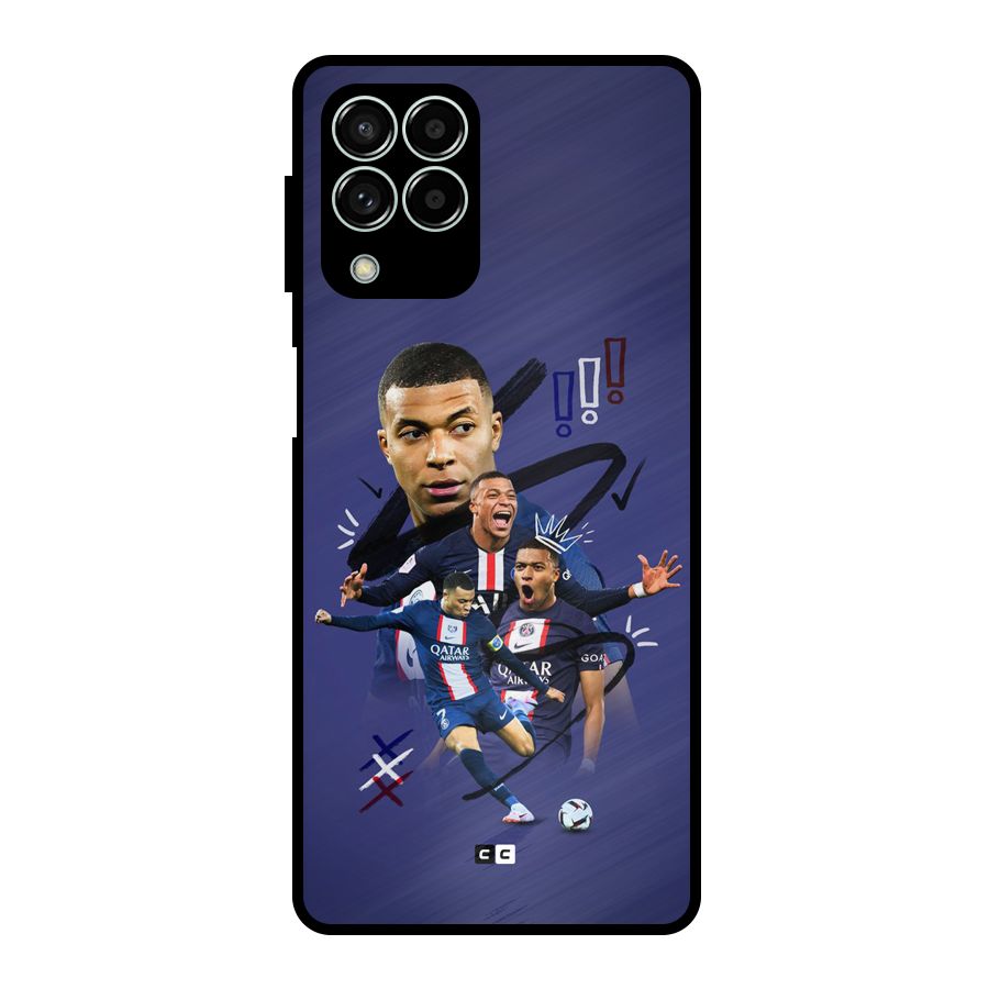 Socccer Star Qatar Metal Back Case for Galaxy M33
