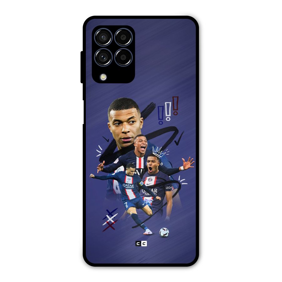 Socccer Star Qatar Metal Back Case for Galaxy M53 5G