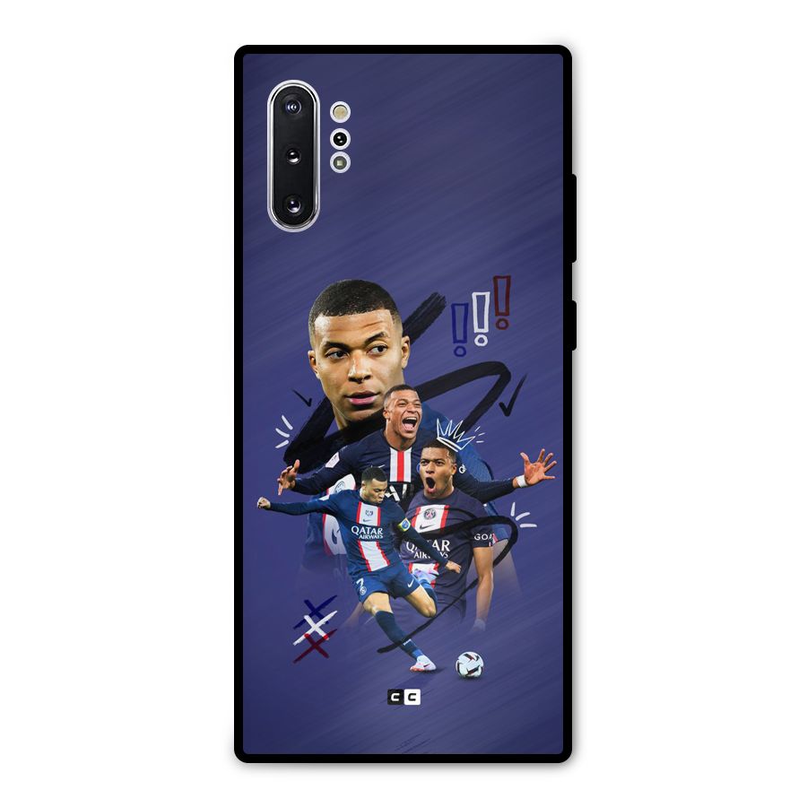 Socccer Star Qatar Metal Back Case for Galaxy Note 10 Plus