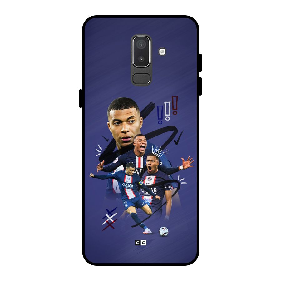 Socccer Star Qatar Metal Back Case for Galaxy On8 (2018)
