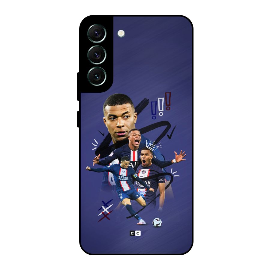 Socccer Star Qatar Metal Back Case for Galaxy S22 Plus 5G