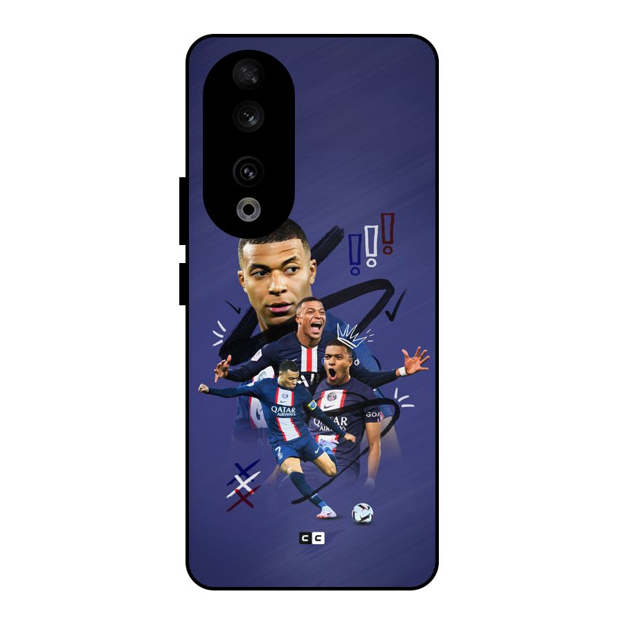 Socccer Star Qatar Metal Back Case for Honor 90
