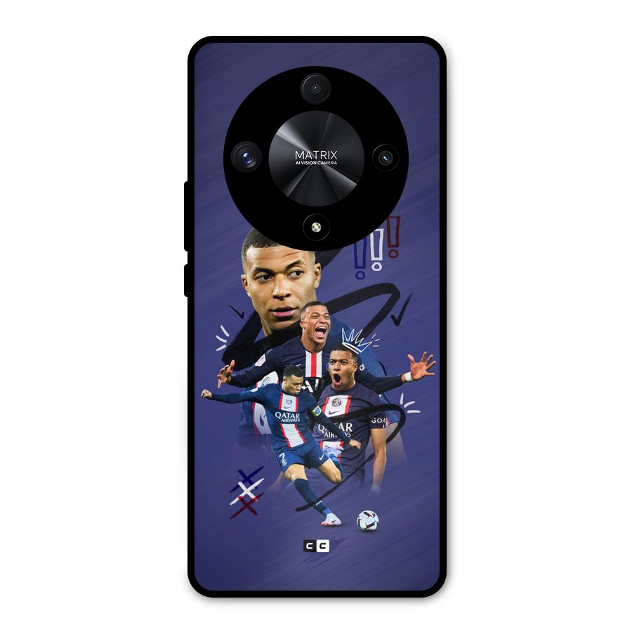 Socccer Star Qatar Metal Back Case for Honor X9b
