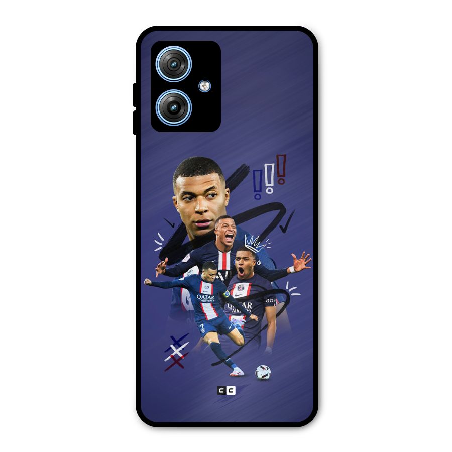 Socccer Star Qatar Metal Back Case for Moto G54