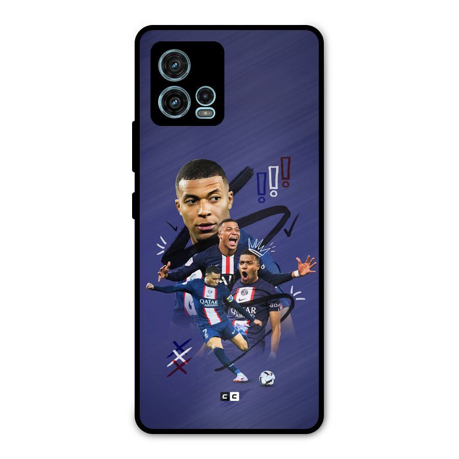 Socccer Star Qatar Metal Back Case for Moto G72