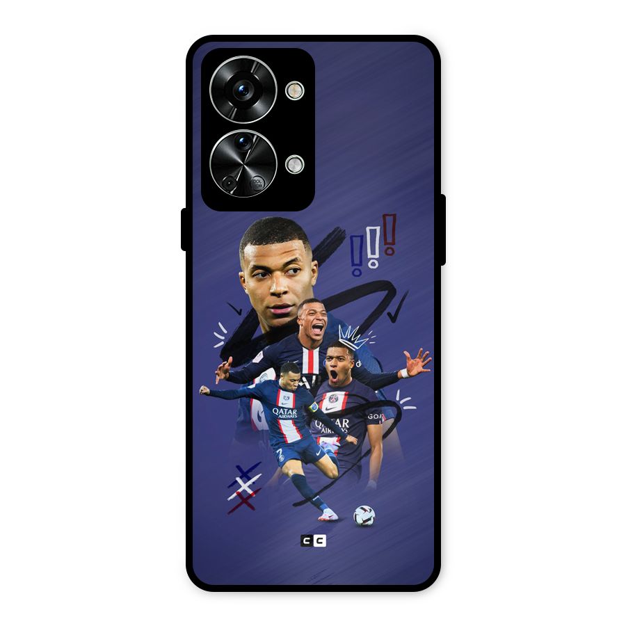 Socccer Star Qatar Metal Back Case for OnePlus Nord 2T