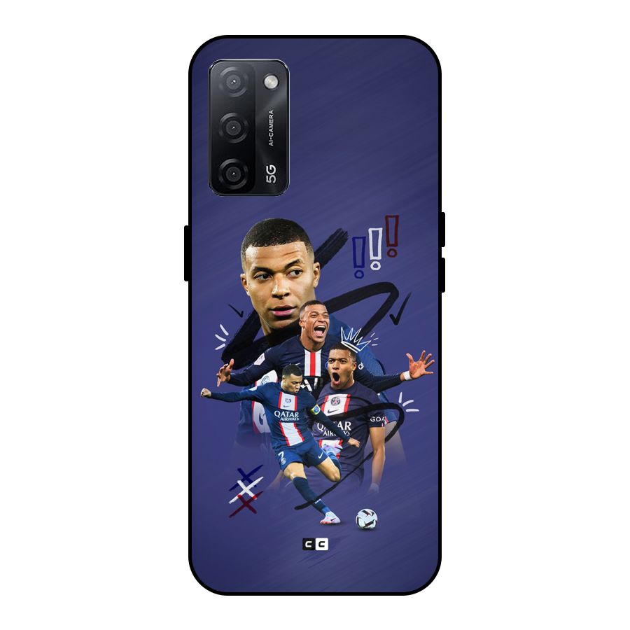 Socccer Star Qatar Metal Back Case for Oppo A53s 5G