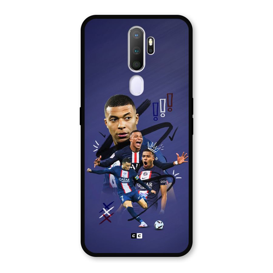 Socccer Star Qatar Metal Back Case for Oppo A9 (2020)