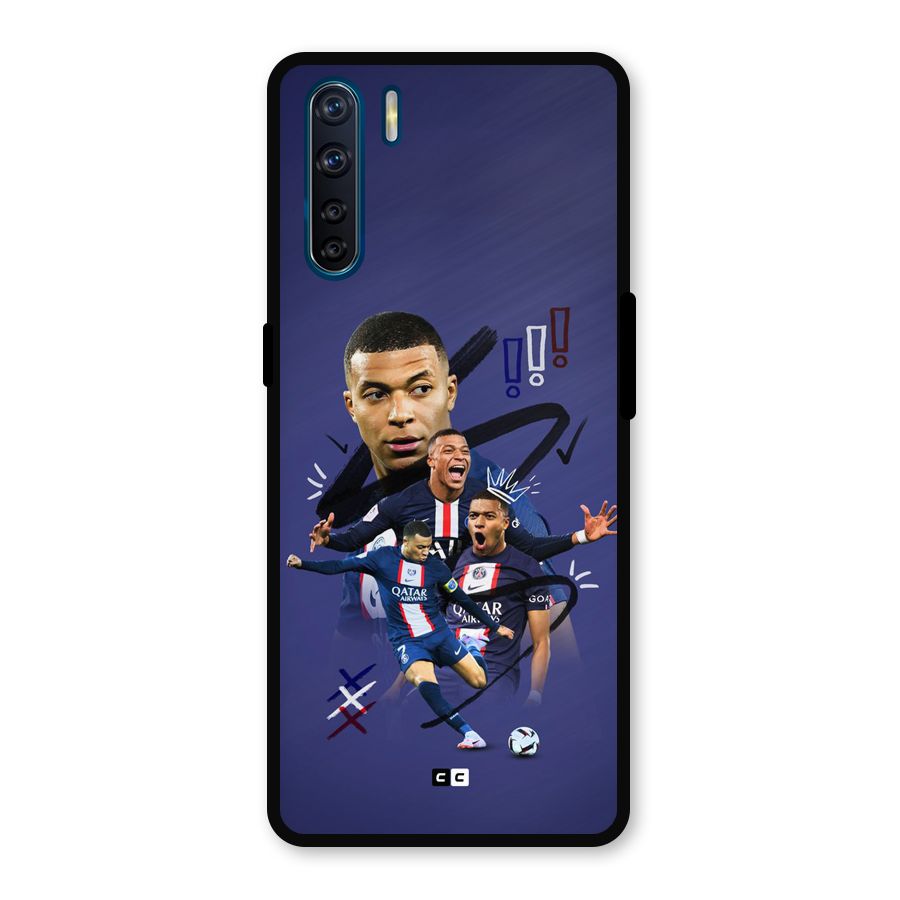 Socccer Star Qatar Metal Back Case for Oppo F15