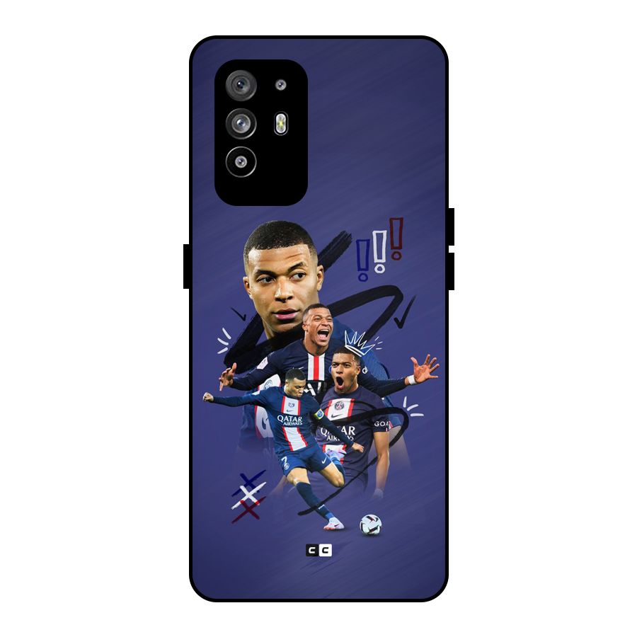 Socccer Star Qatar Metal Back Case for Oppo F19 Pro Plus 5G