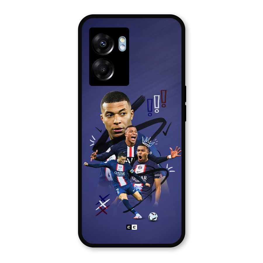 Socccer Star Qatar Metal Back Case for Oppo K10 (5G)