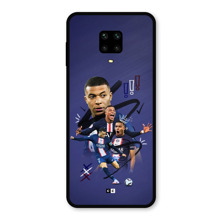 Socccer Star Qatar Metal Back Case for Poco M2 Pro