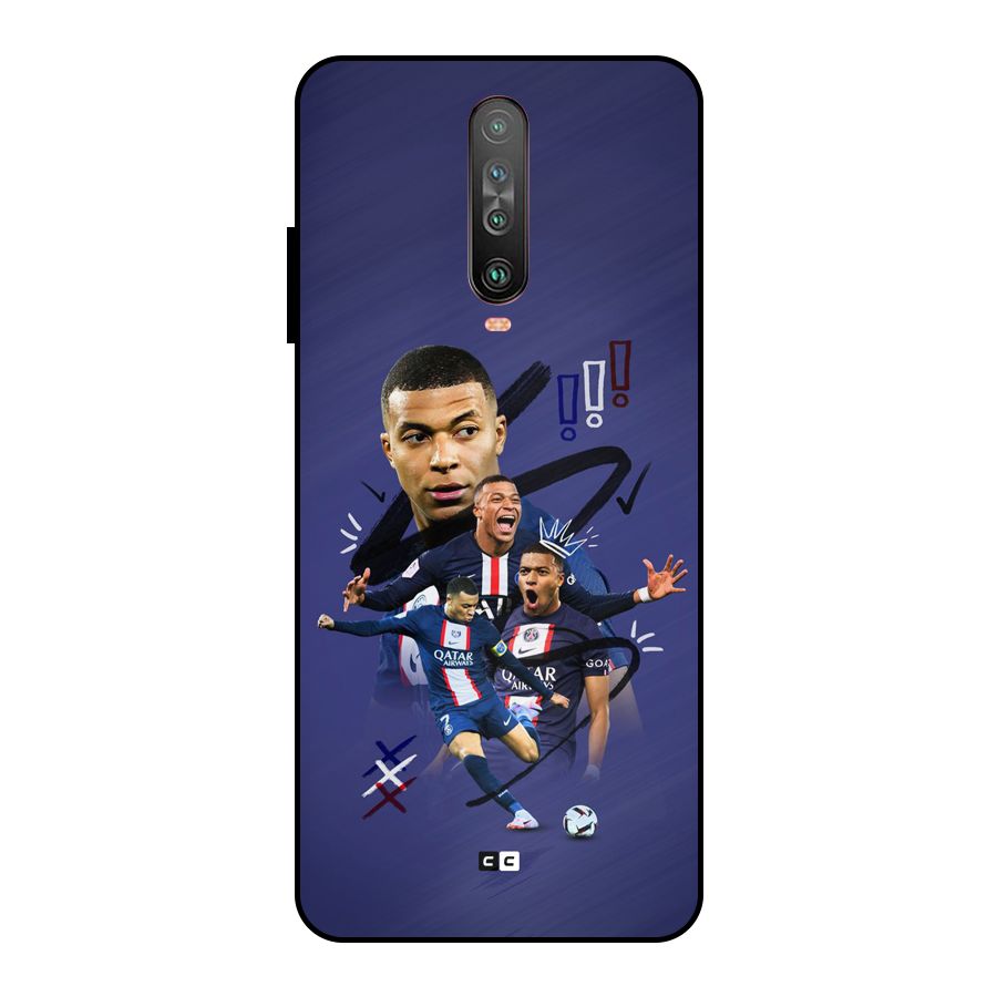 Socccer Star Qatar Metal Back Case for Poco X2