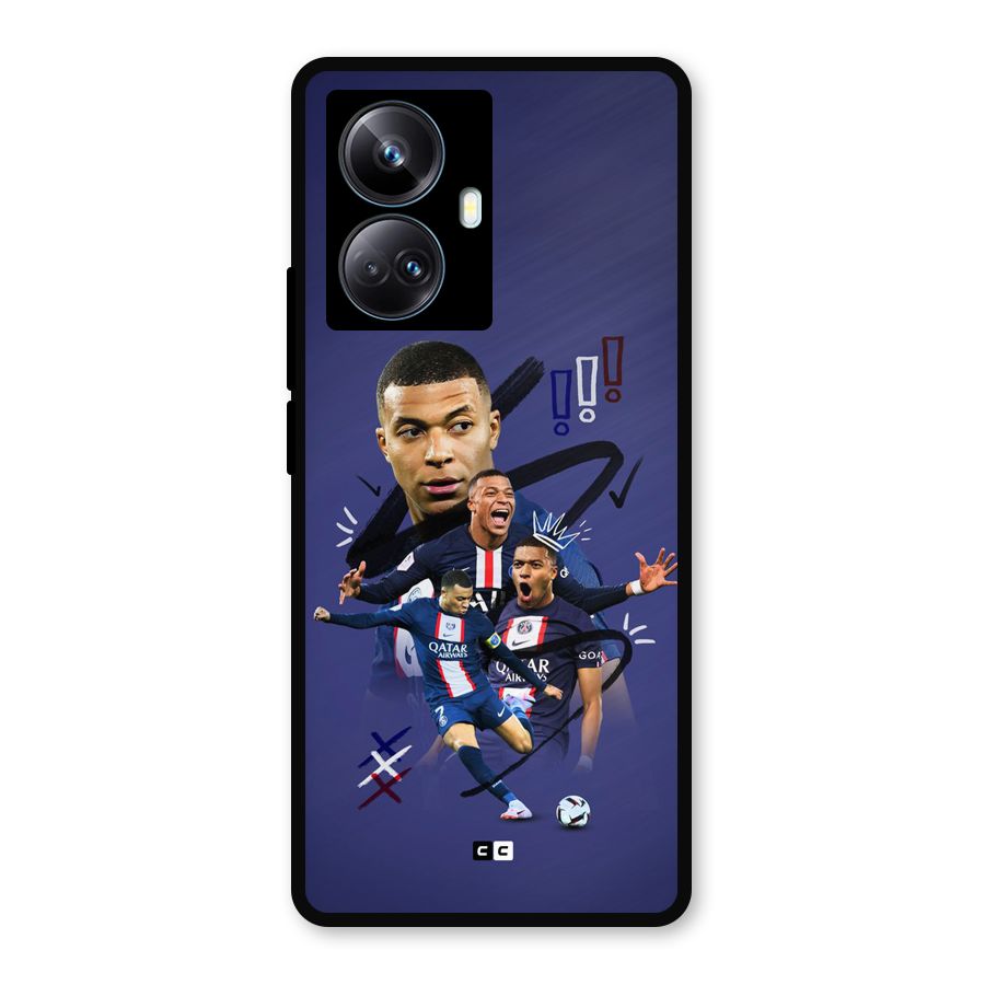Socccer Star Qatar Metal Back Case for Realme 10 Pro Plus