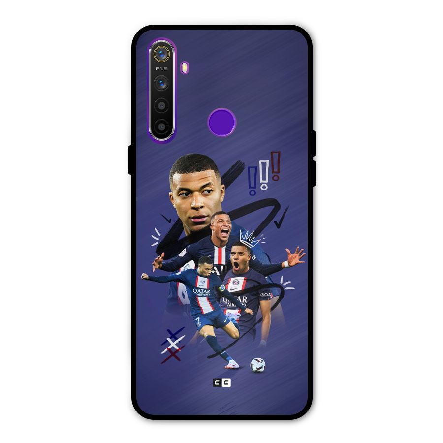Socccer Star Qatar Metal Back Case for Realme 5