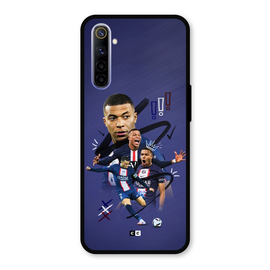 Socccer Star Qatar Metal Back Case for Realme 6