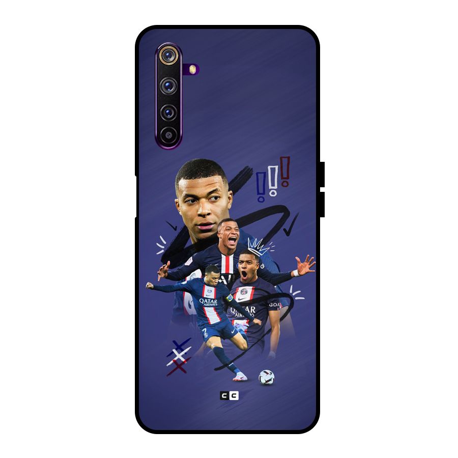 Socccer Star Qatar Metal Back Case for Realme 6 Pro