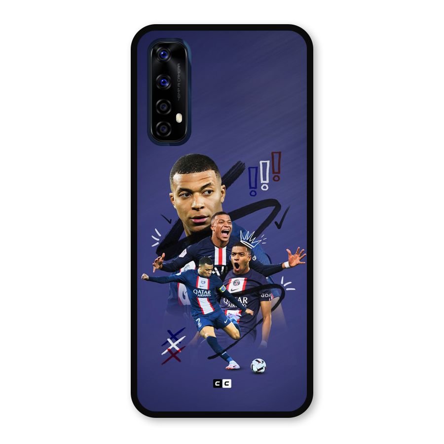 Socccer Star Qatar Metal Back Case for Realme 7