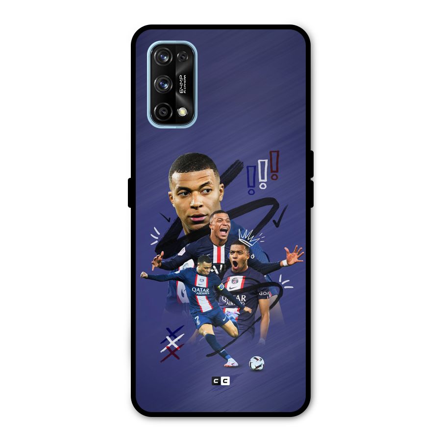 Socccer Star Qatar Metal Back Case for Realme 7 Pro