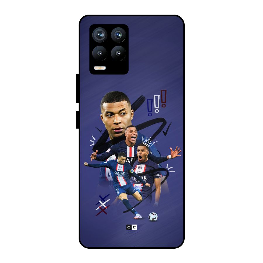 Socccer Star Qatar Metal Back Case for Realme 8