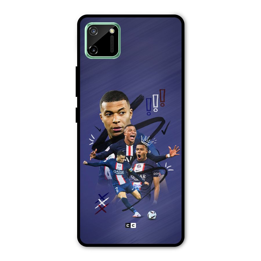 Socccer Star Qatar Metal Back Case for Realme C11