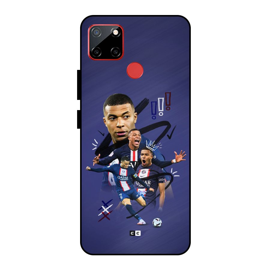 Socccer Star Qatar Metal Back Case for Realme C12
