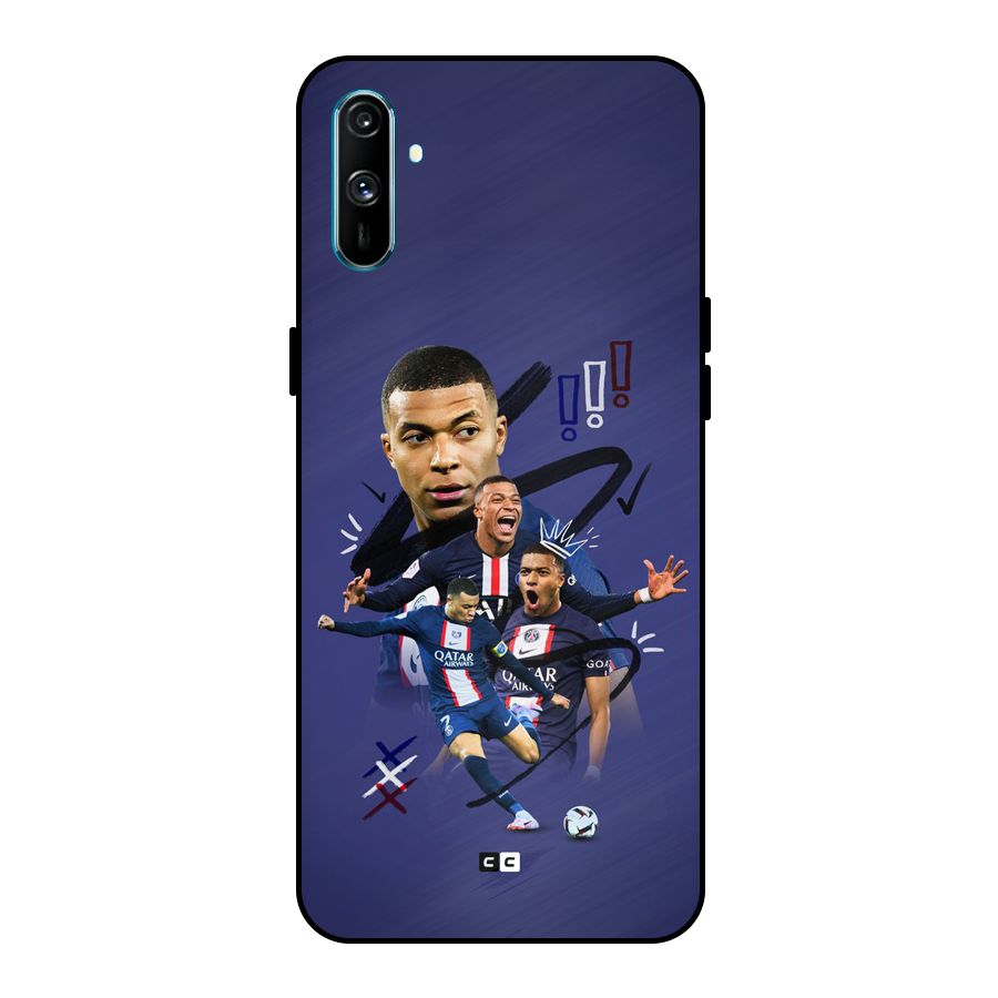 Socccer Star Qatar Metal Back Case for Realme C3