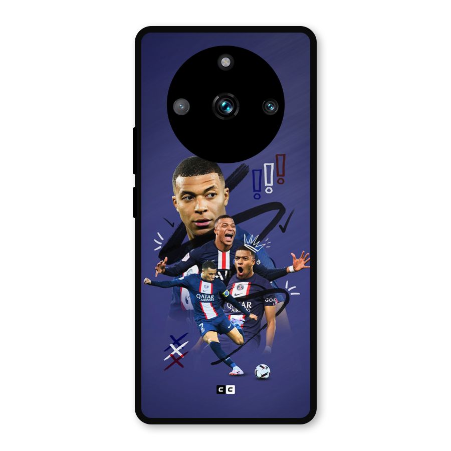Socccer Star Qatar Metal Back Case for Realme Narzo 60 Pro