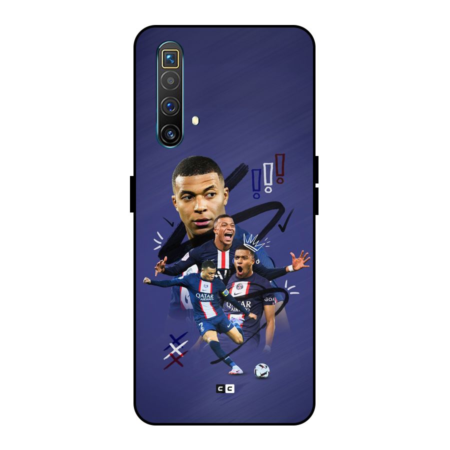 Socccer Star Qatar Metal Back Case for Realme X3