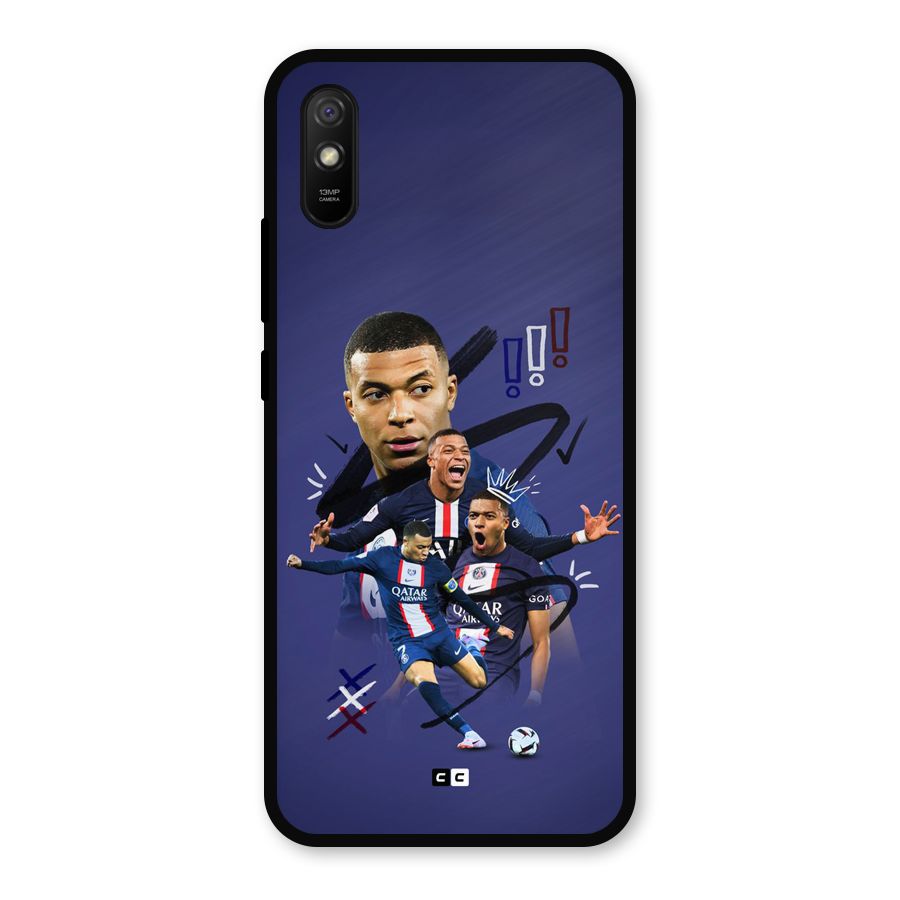 Socccer Star Qatar Metal Back Case for Redmi 9i