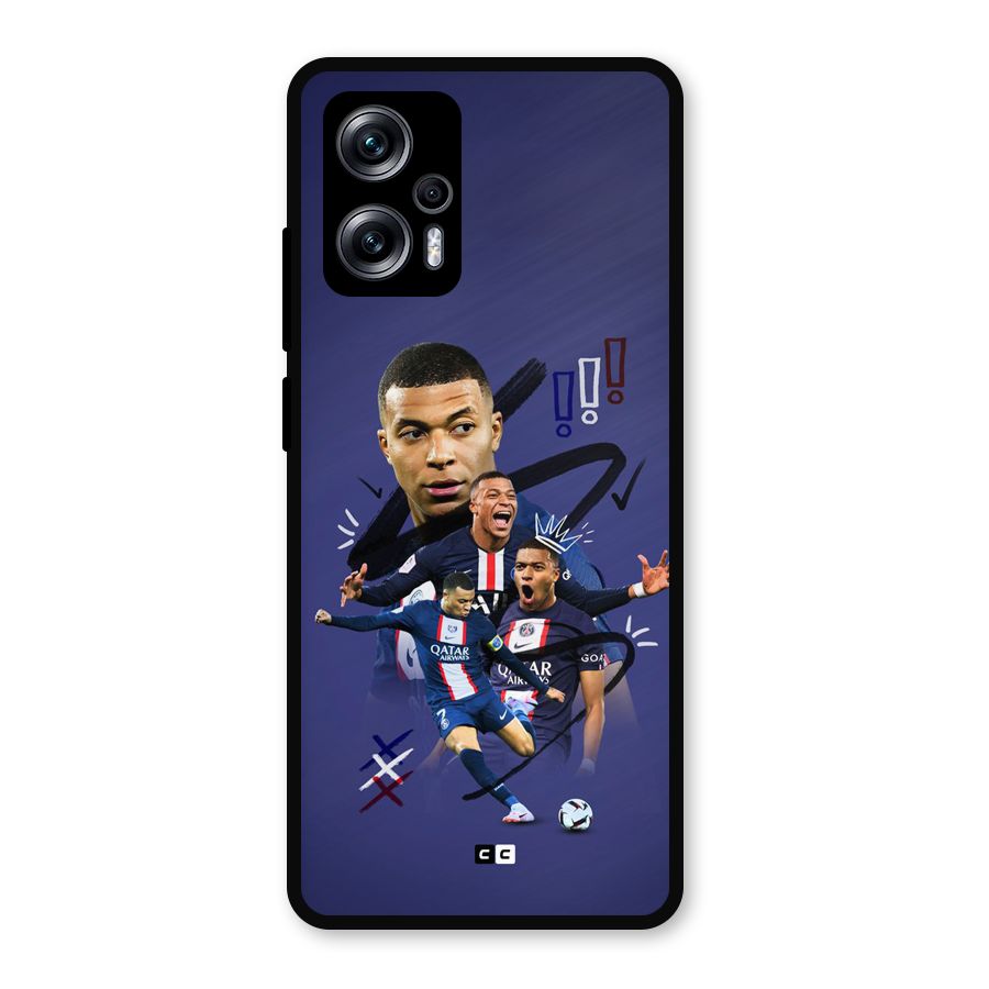 Socccer Star Qatar Metal Back Case for Redmi K50i