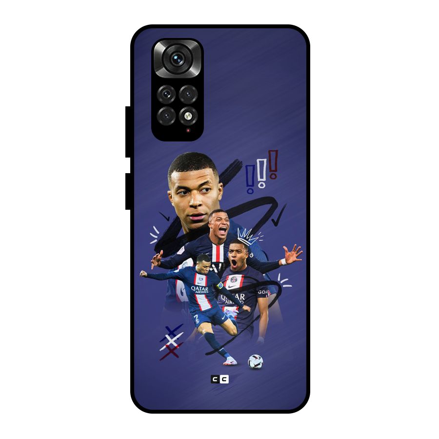 Socccer Star Qatar Metal Back Case for Redmi Note 11 Pro