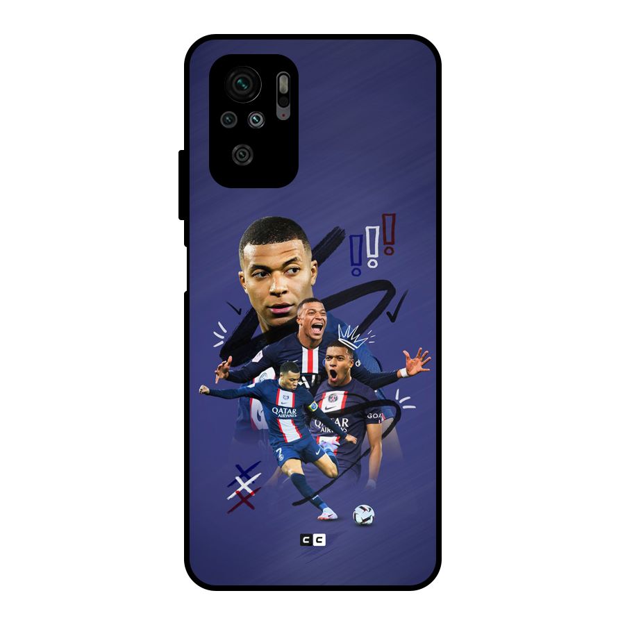 Socccer Star Qatar Metal Back Case for Redmi Note 11 SE