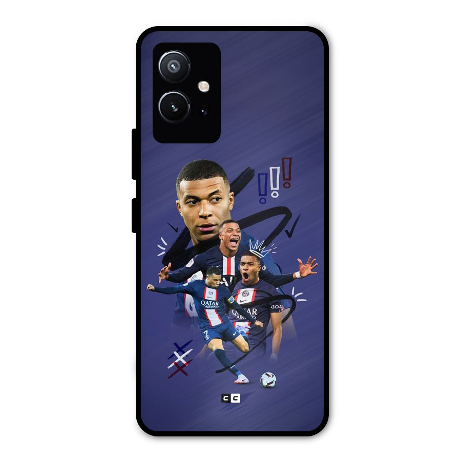 Socccer Star Qatar Metal Back Case for Vivo T1 5G