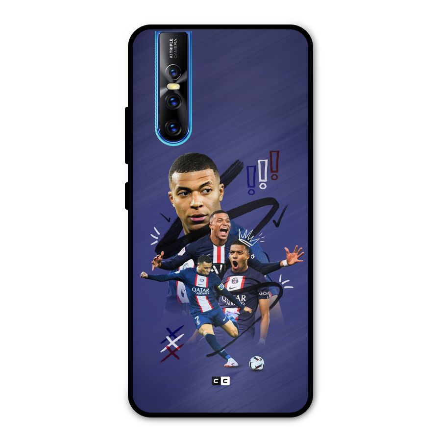 Socccer Star Qatar Metal Back Case for Vivo V15 Pro
