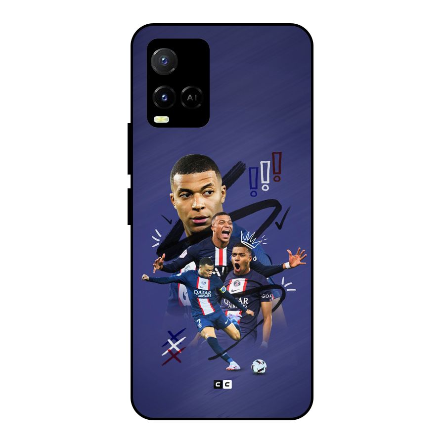 Socccer Star Qatar Metal Back Case for Vivo Y21