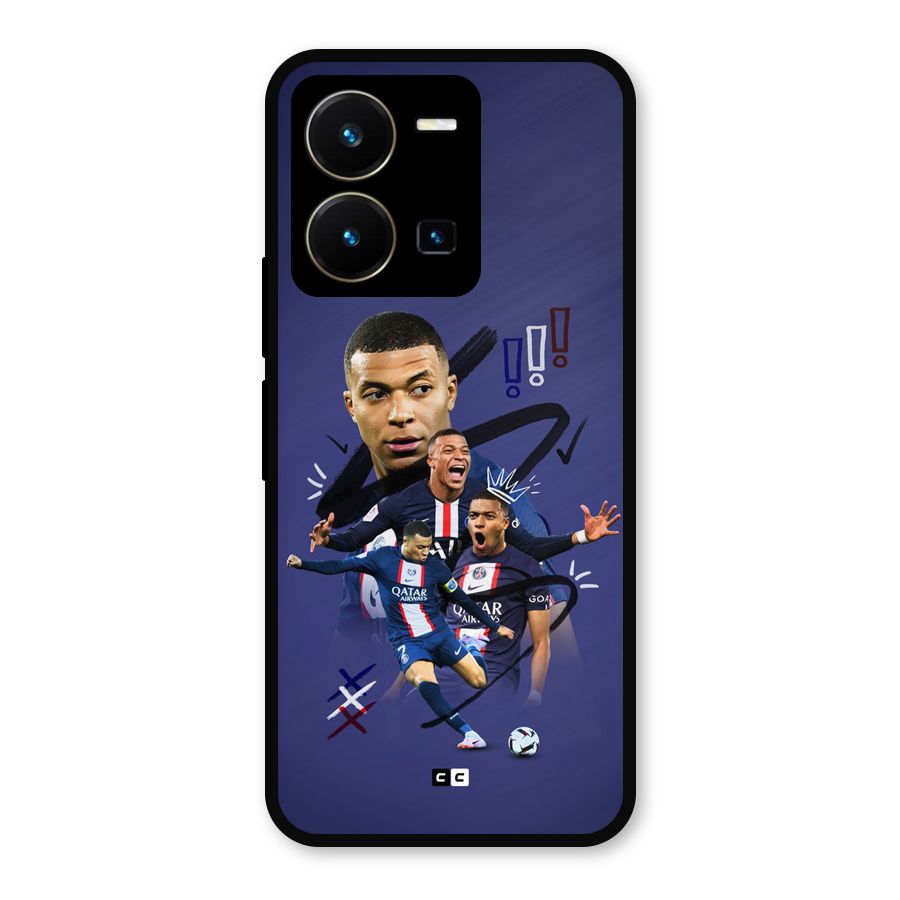 Socccer Star Qatar Metal Back Case for Vivo Y35