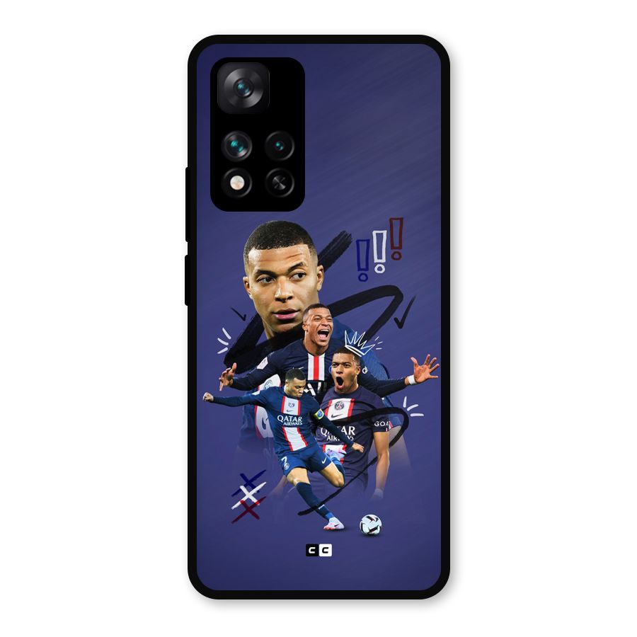 Socccer Star Qatar Metal Back Case for Xiaomi 11i Hypercharge 5G