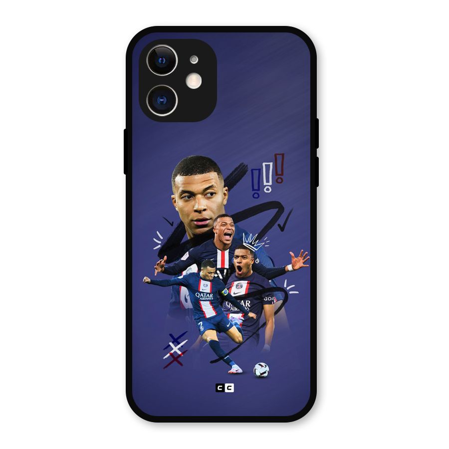 Socccer Star Qatar Metal Back Case for iPhone 12