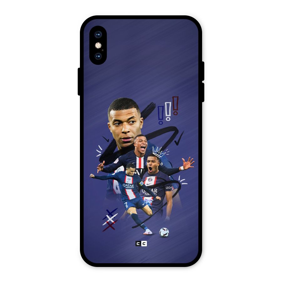 Socccer Star Qatar Metal Back Case for iPhone XS Max
