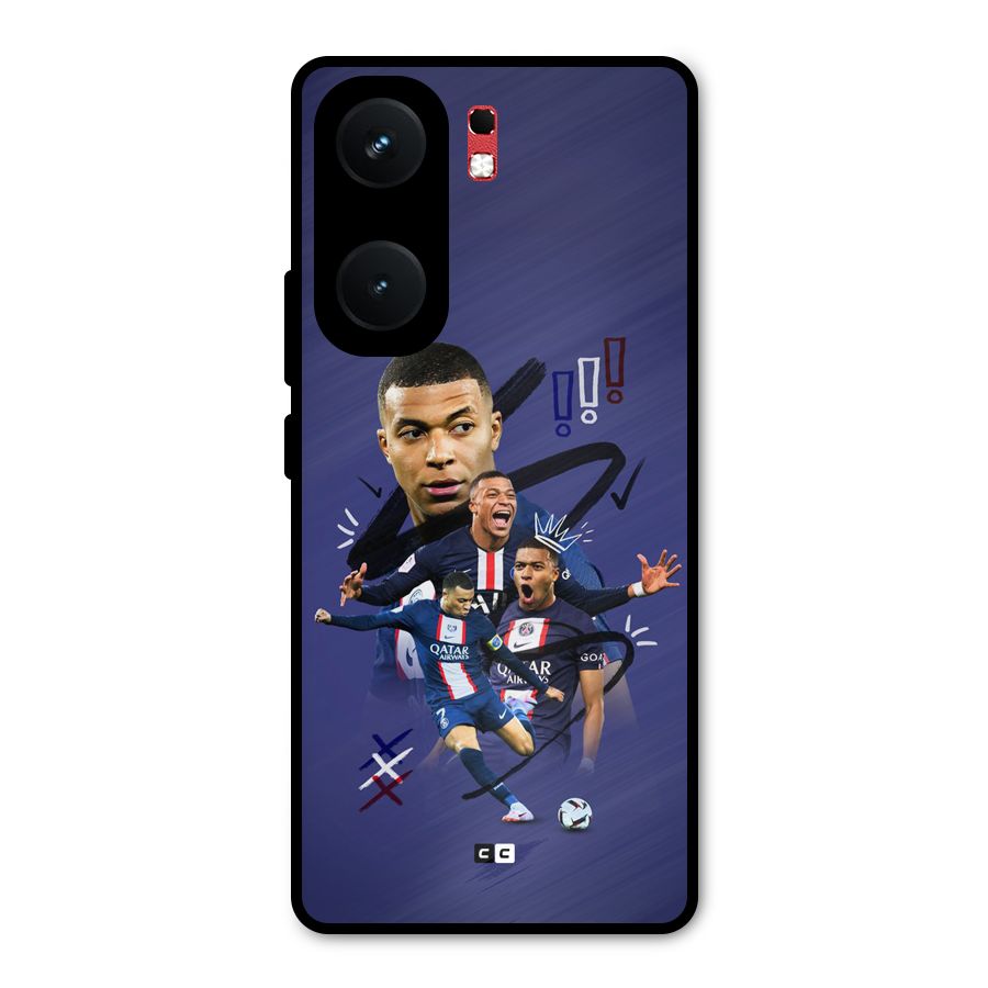 Socccer Star Qatar Metal Back Case for iQOO Neo 9 Pro