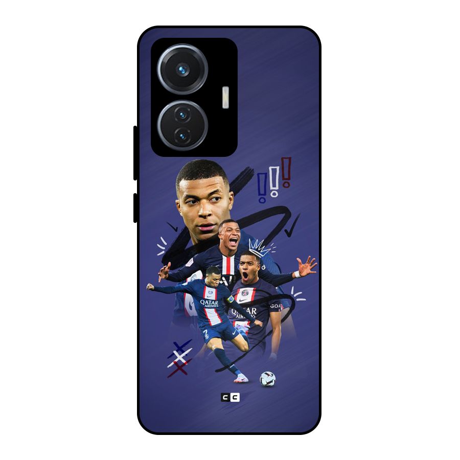 Socccer Star Qatar Metal Back Case for iQOO Z6 44W