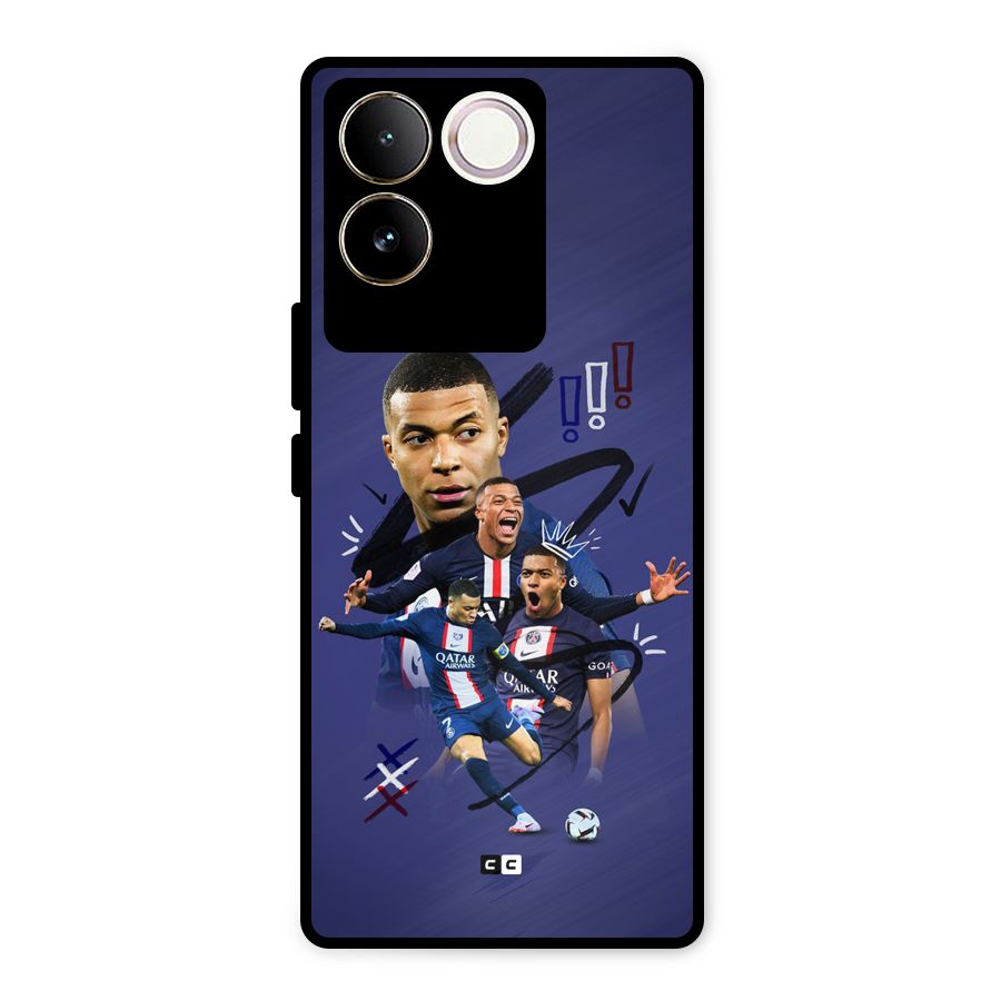 Socccer Star Qatar Metal Back Case for iQOO Z7 Pro