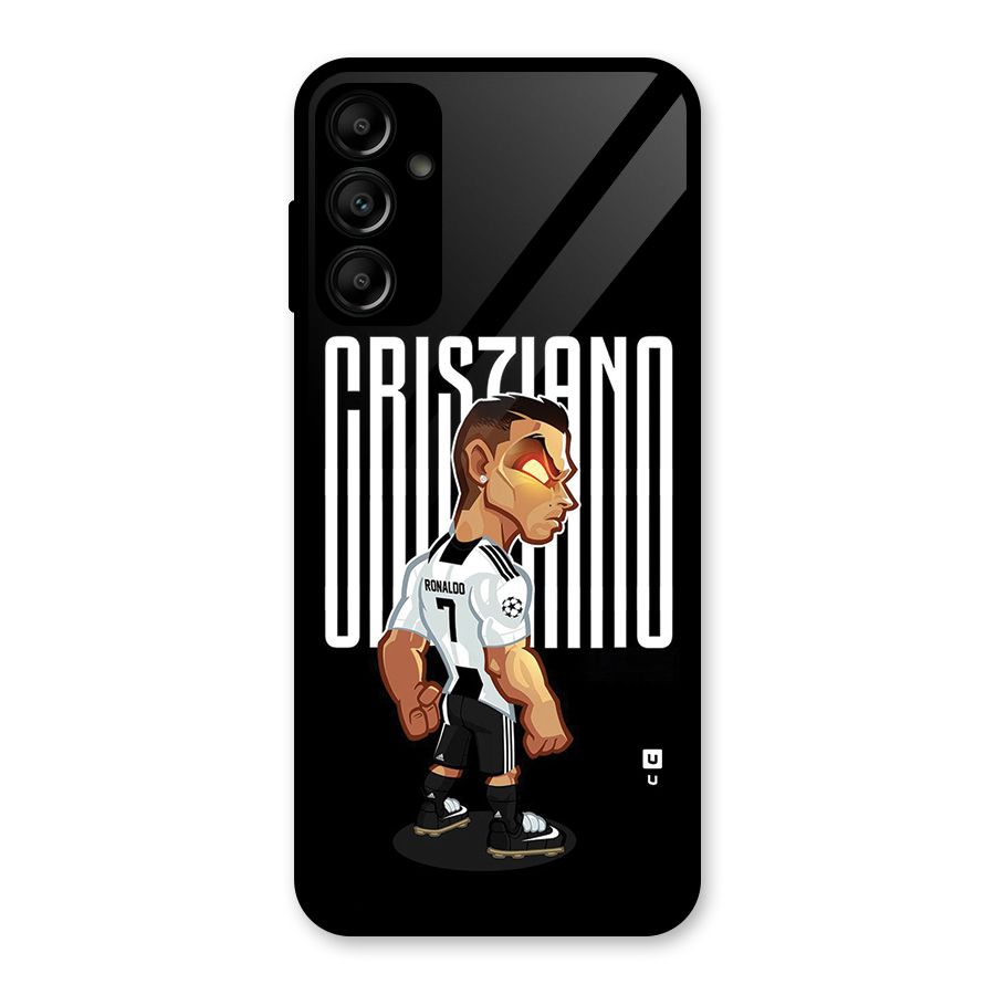 Soccer Star Glass Back Case for Galaxy A14 5G